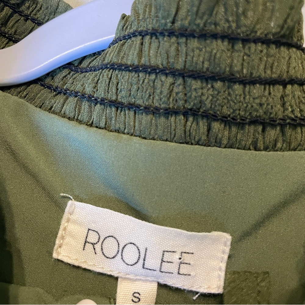 Roolee Olive Green Midi Dress - Picture 8 of 9